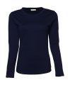 Dames T-shirt Lange Mouw Tee Jays 590 Navy